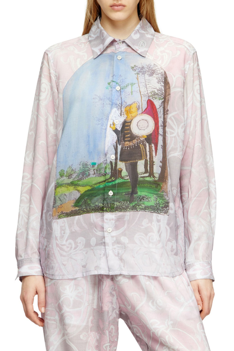 Košeľa Diesel S-Simply-A-Ajfw Shirt Pink