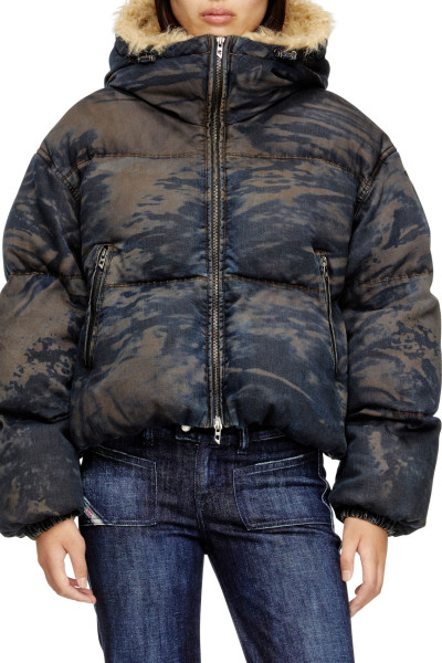 DZSEKI DIESEL W-AVES-FUR JACKET - Kép 1