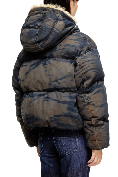 DZSEKI DIESEL W-AVES-FUR JACKET - Kép 3