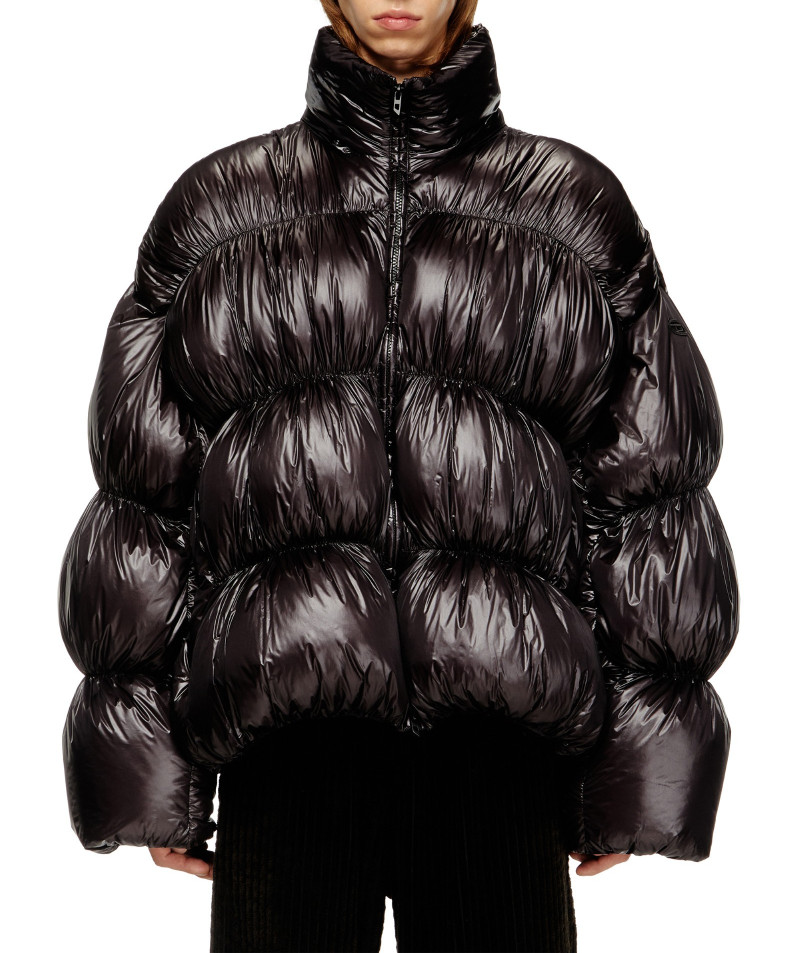 Levně Bunda diesel w-choco jacket black