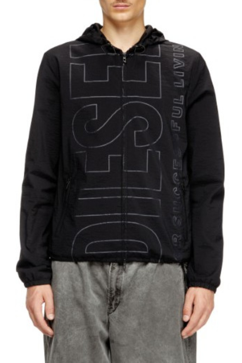 Levně Bunda diesel j-andrew jacket black