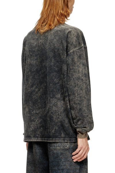 TRIČKO DIESEL T-BOXT-LS-T3 T-SHIRT - Fotografie č. 3