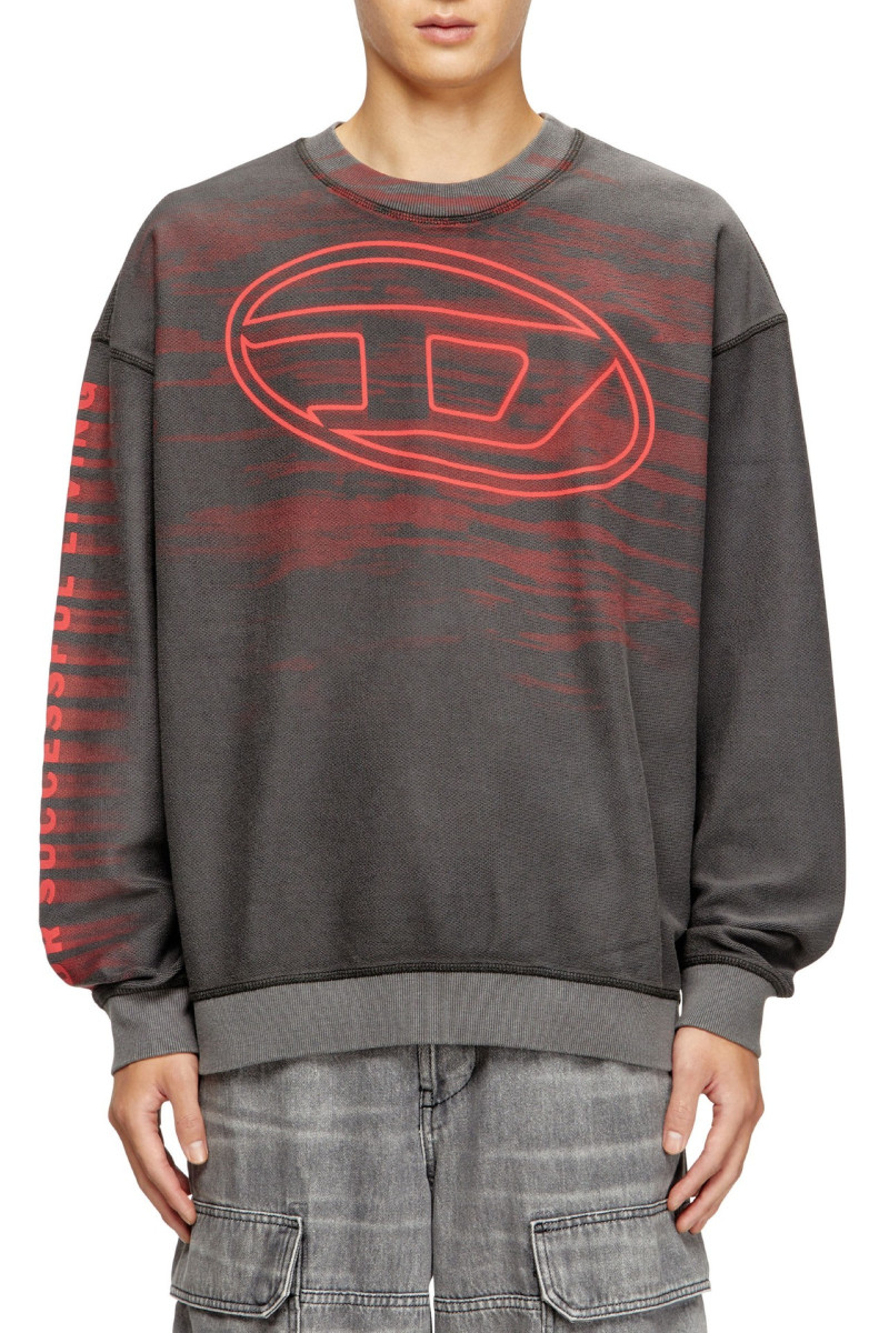 Melegítő Felső Diesel S-Boxt-T1 Sweat-Shirt Black