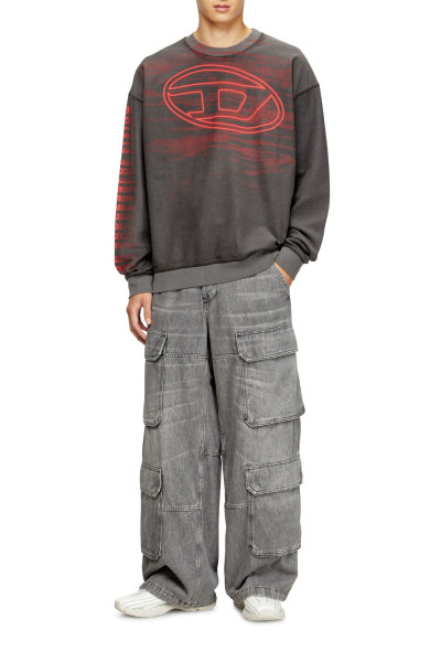 MELEGÍTŐ FELSŐ DIESEL S-BOXT-T1 SWEAT-SHIRT - Kép 2