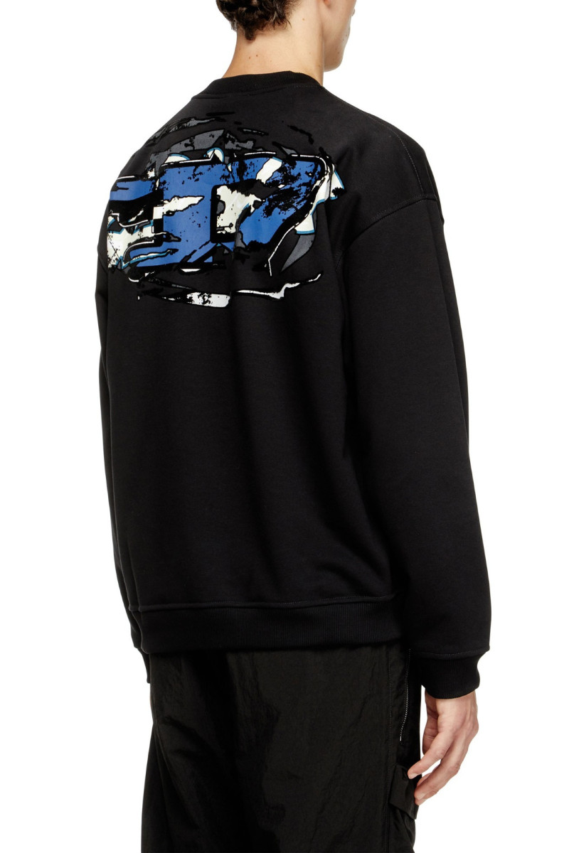 Melegítő Felső Diesel S-Boxt-T2 Sweat-Shirt Black