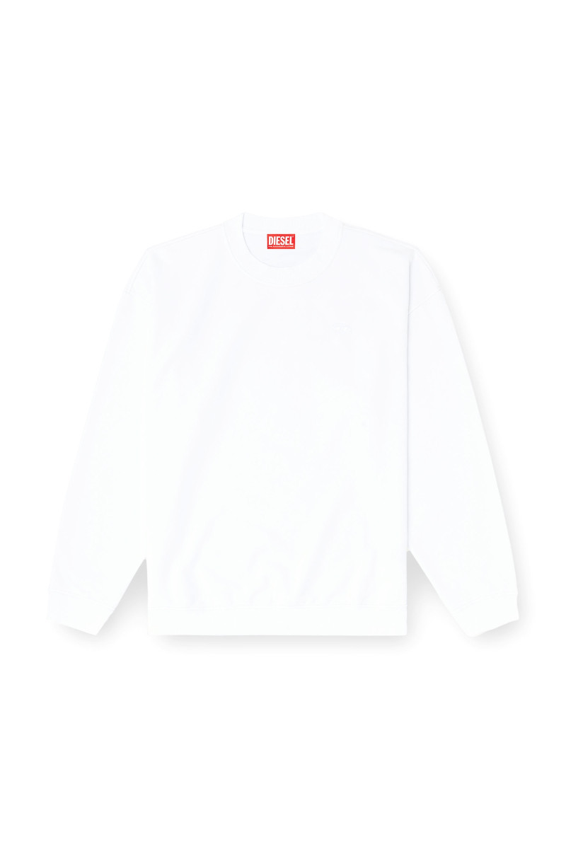 Mikina Diesel S-Boxt-T2 Sweat-Shirt White