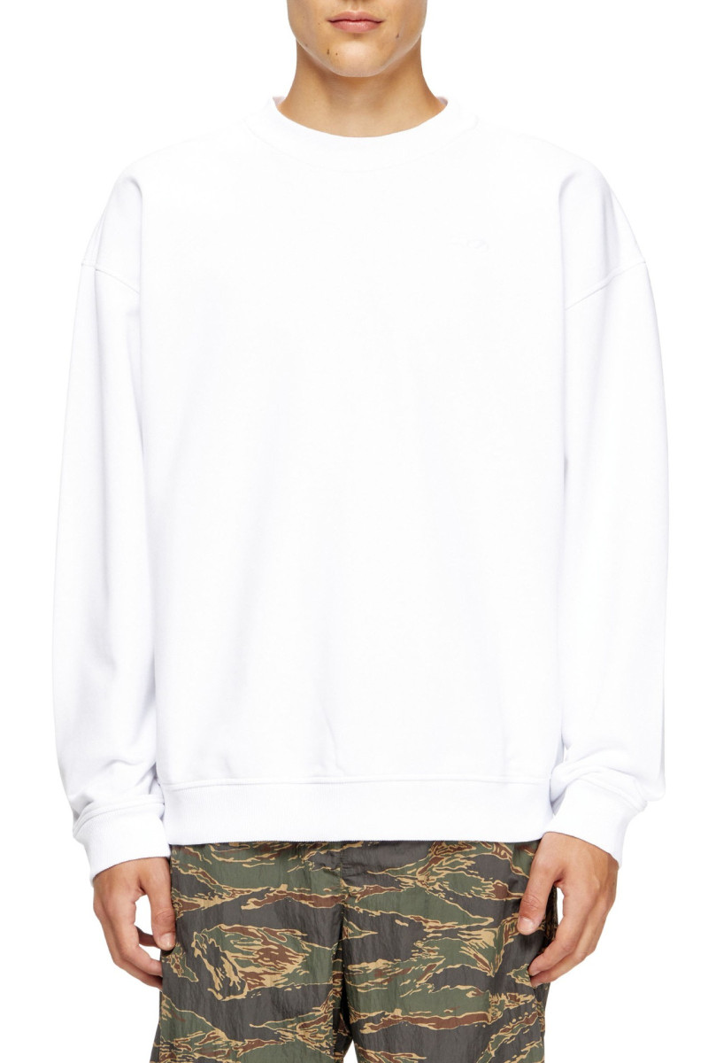 Mikina Diesel S-Boxt-T2 Sweat-Shirt White