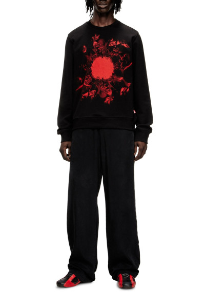 MELEGÍTŐ FELSŐ DIESEL S-GINN-T3 SWEAT-SHIRT - Kép 2