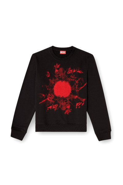 MELEGÍTŐ FELSŐ DIESEL S-GINN-T3 SWEAT-SHIRT - Kép 4