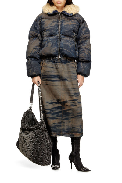 SZOKNYA DIESEL O-MIRTOW-DEN SKIRT - Kép 2