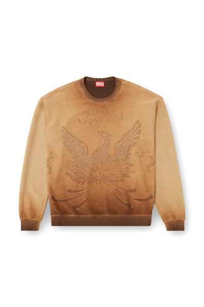 MELEGÍTŐ FELSŐ DIESEL S-ARON SWEAT-SHIRT - Kép 4