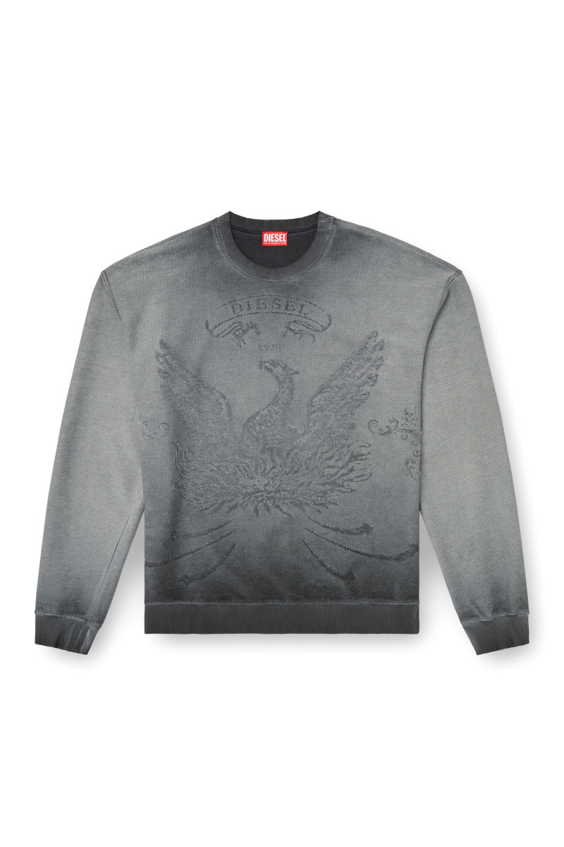 Mikina Diesel S-Aron Sweat-Shirt Grey