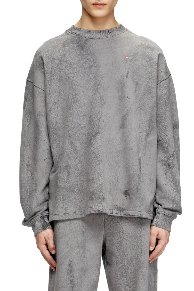 Melegítő Felső Diesel S-Baxt-T1 Sweat-Shirt Grey