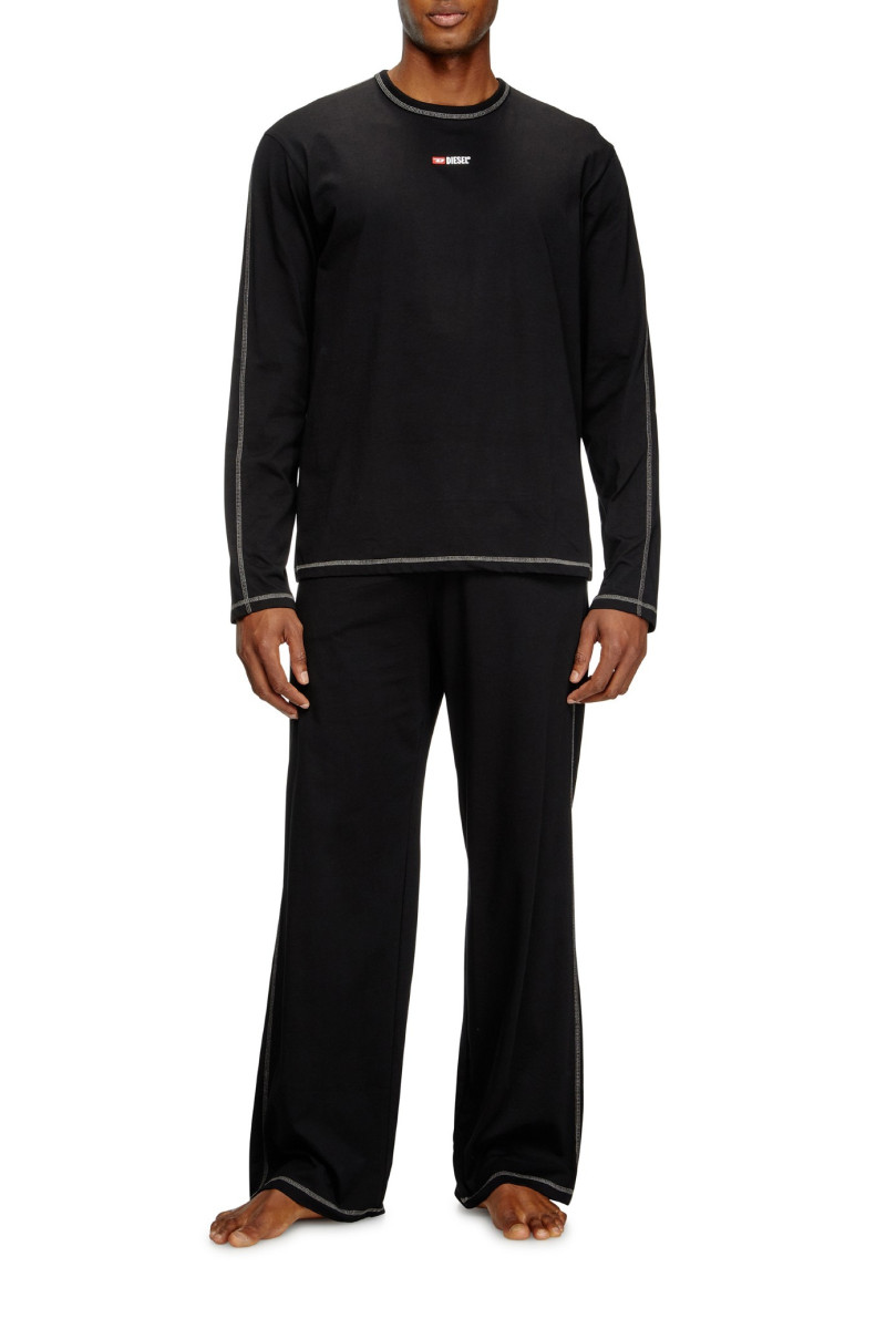Pyžamo Diesel Set-Nolan-D-Core Pyjama Black