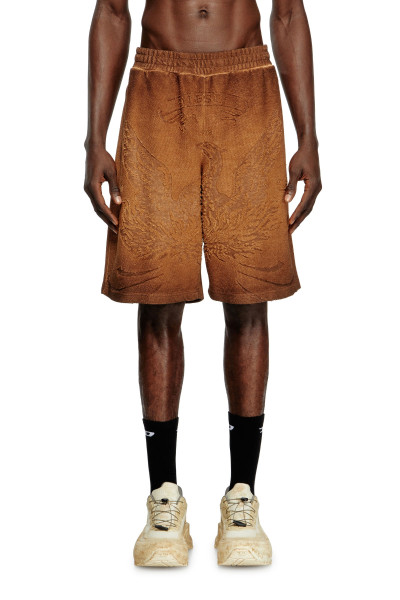 TEPLÁKOVÉ ŠORTKY DIESEL P-CROWDE SHORTS - Fotografia č. 2