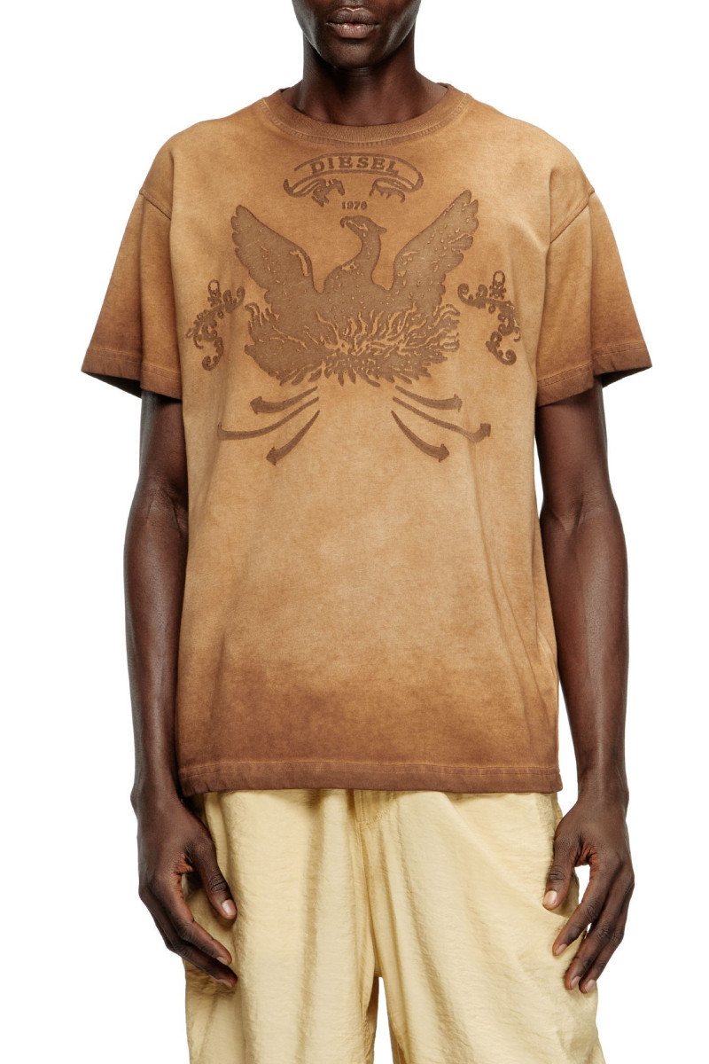 Póló Diesel T-Norm-T9 T-Shirt Brown