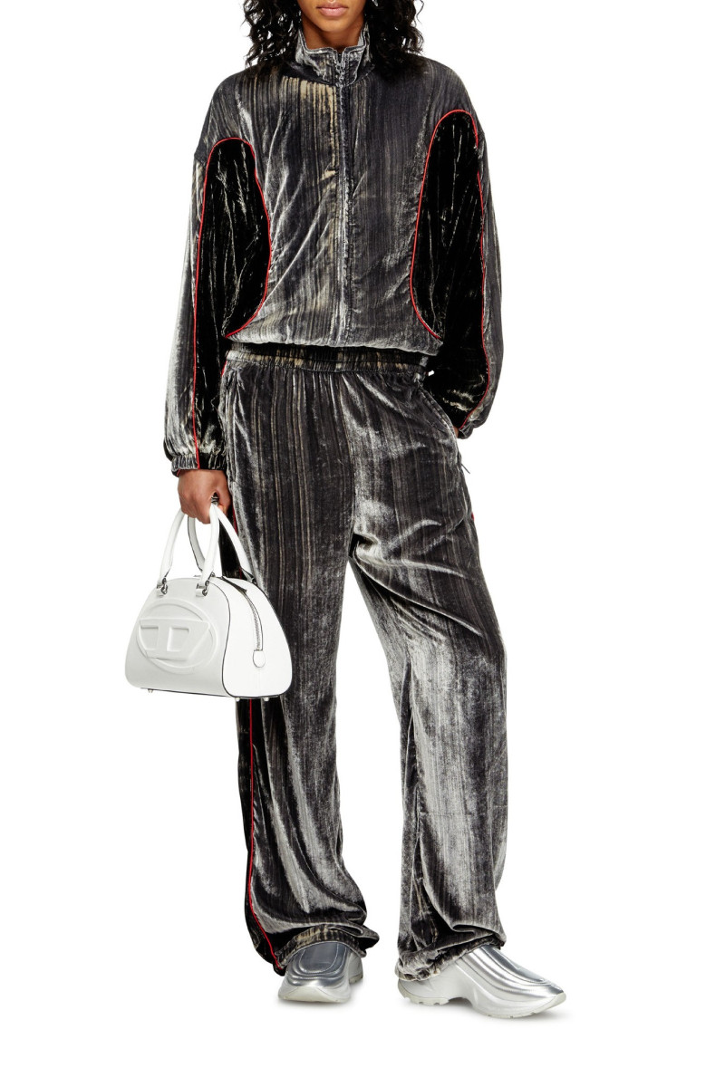 Nohavice Diesel P-Hay-Fem Trousers Black
