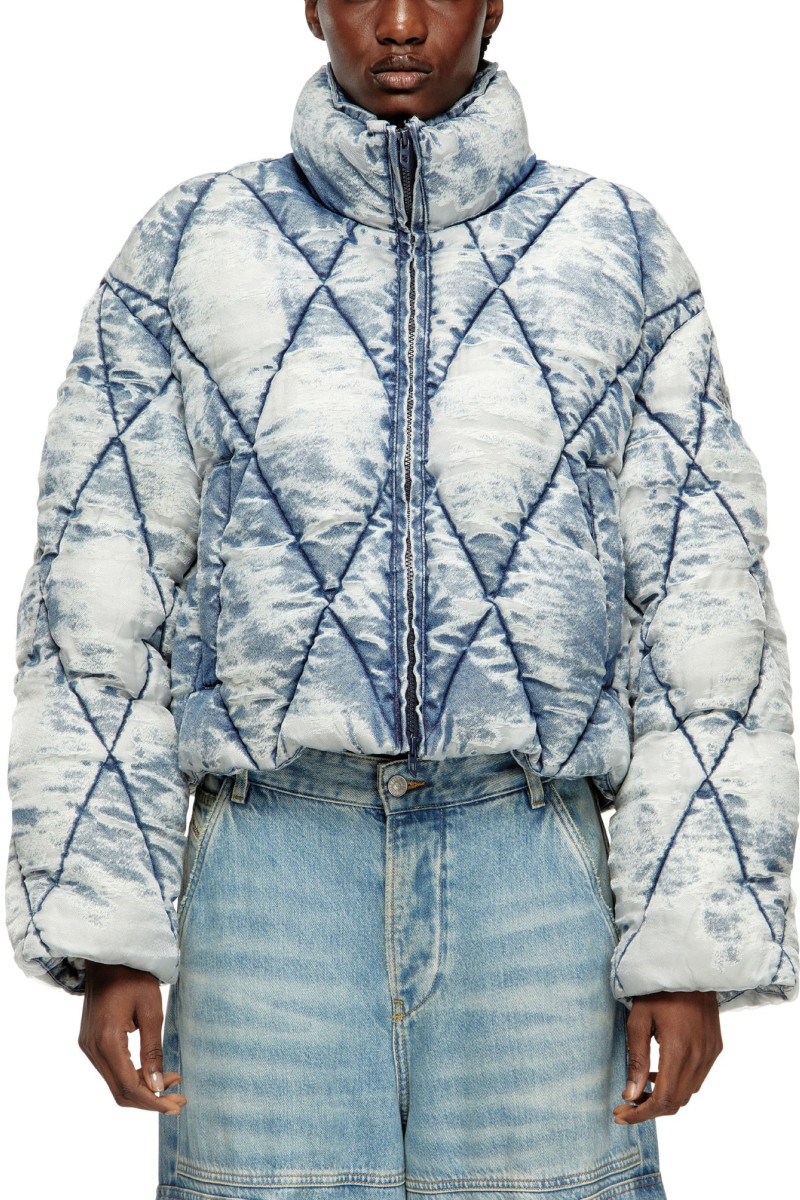 Levně Bunda diesel w-histel jacket blue