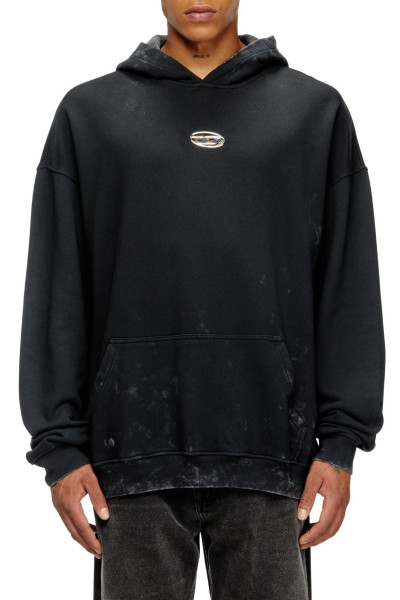 MIKINA DIESEL S-BOXT-HOOD-T10 SWEAT-SHIRT - Fotografia č. 1