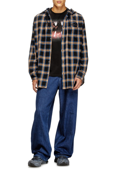 ING DIESEL S-DEWNY-HOOD-AJFI SHIRT - Kép 3