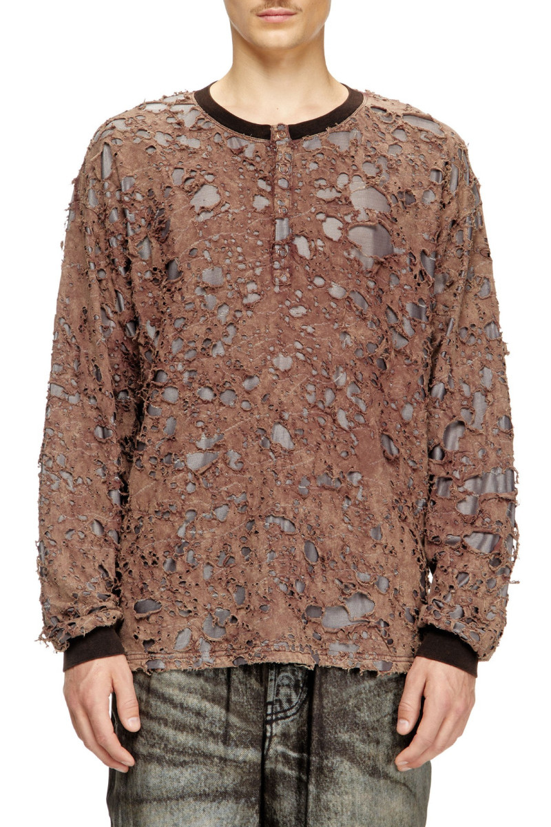 Tričko Diesel T-Overt T-Shirt Brown