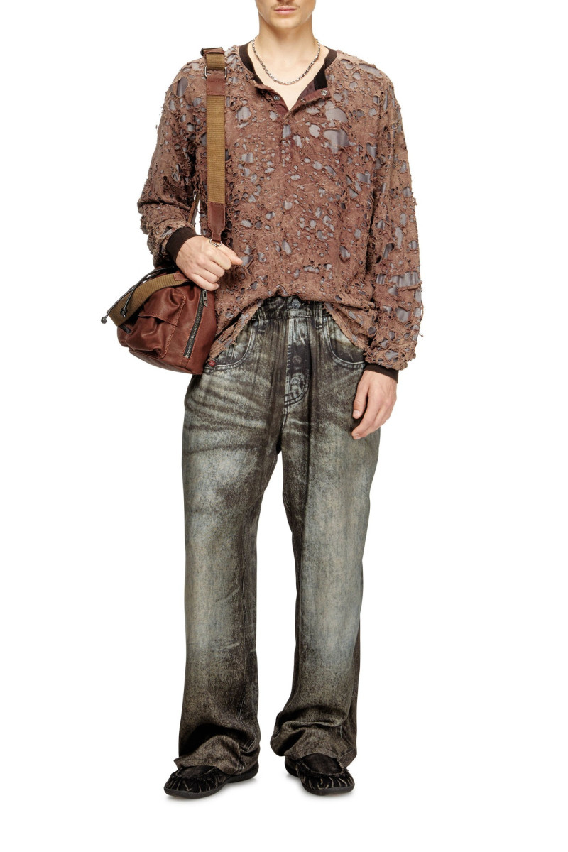 Tričko Diesel T-Overt T-Shirt Brown