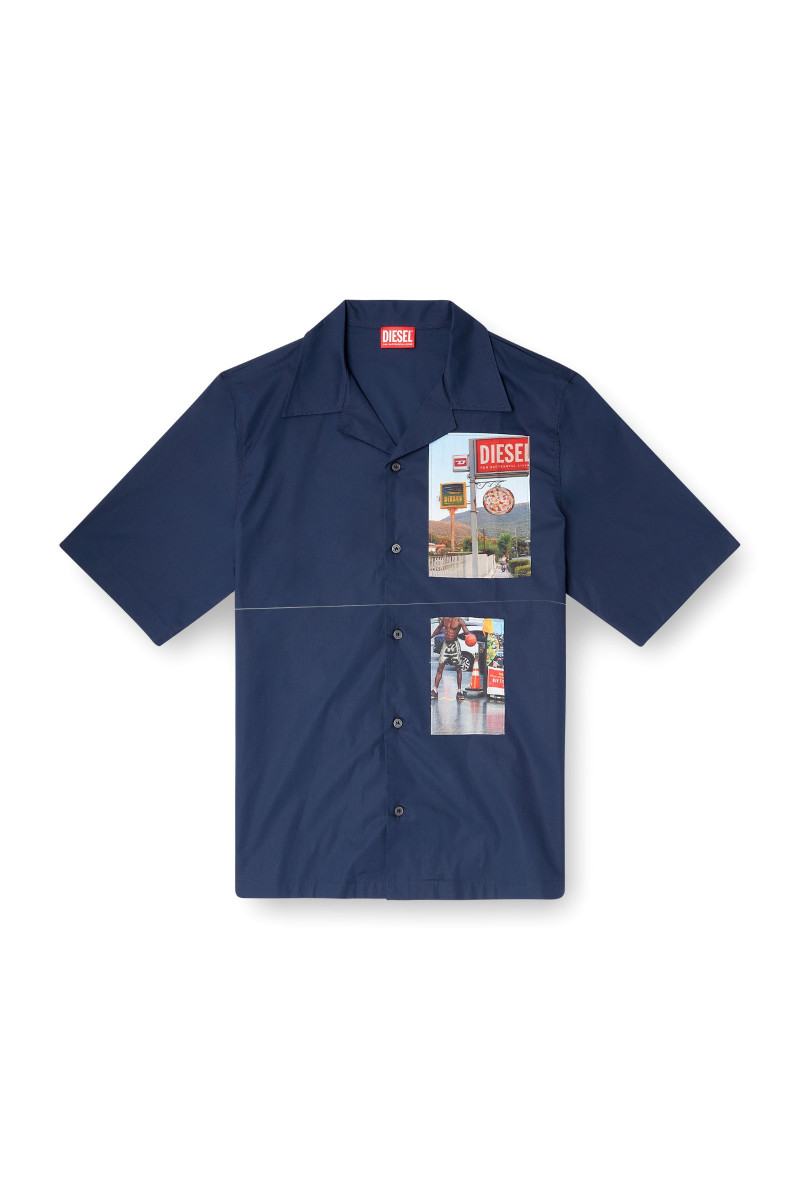 Košeľa Diesel S-Brack-A-Ajfy Shirt Blue