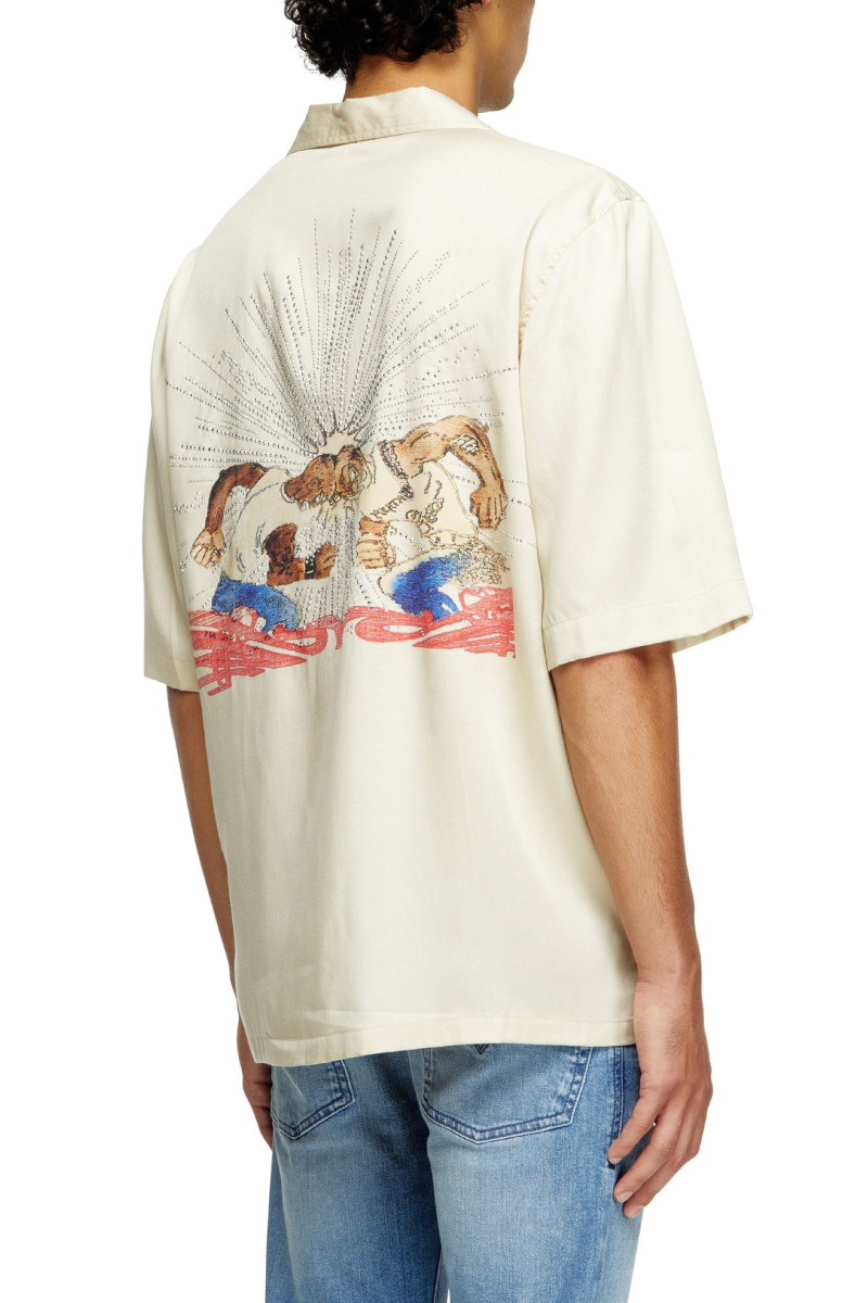 Košeľa Diesel S-Brack-B-Epbr Shirt Brown
