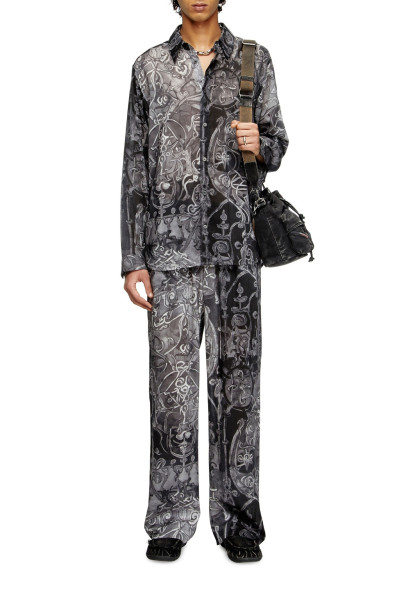 KALHOTY DIESEL P-THECK-A-AJFW TROUSERS - Fotografie č. 3