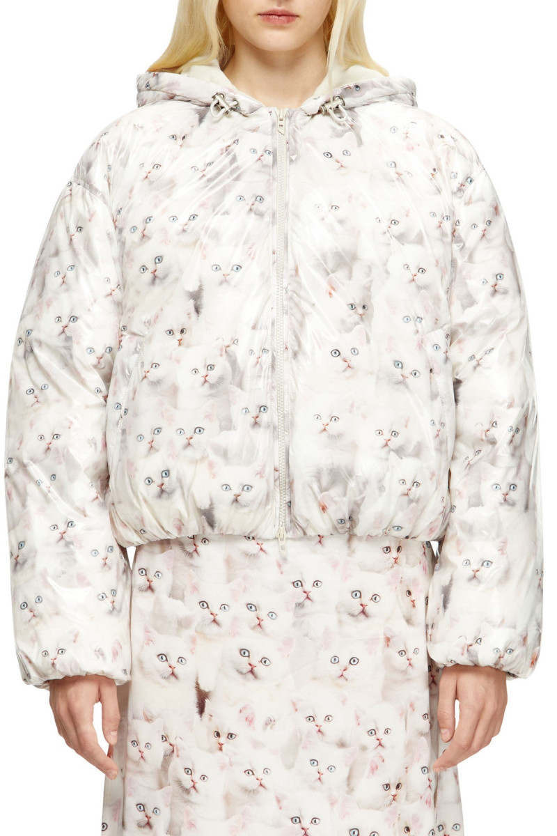 Bunda Diesel W-Inner-R1 Jacket White