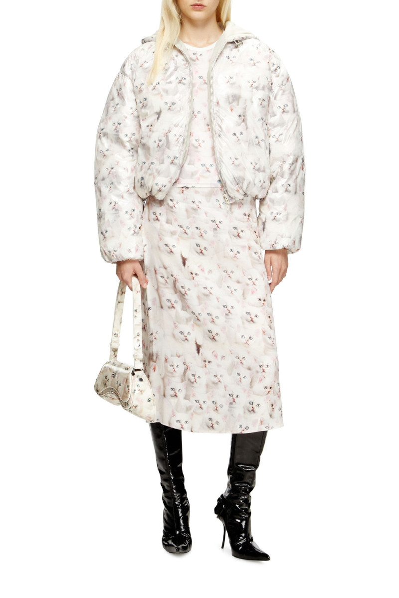 Bunda Diesel W-Inner-R1 Jacket White