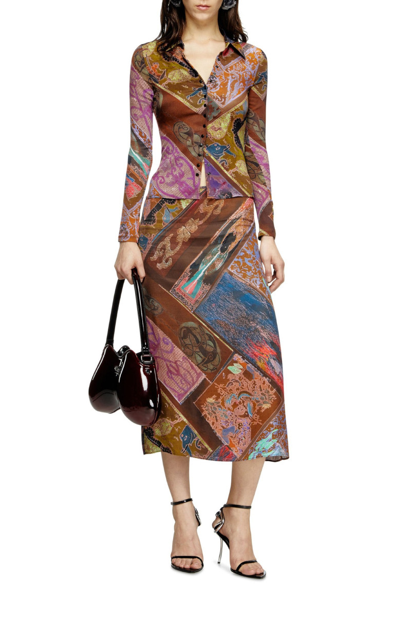Košeľa Diesel C-Amelia Shirt Brown