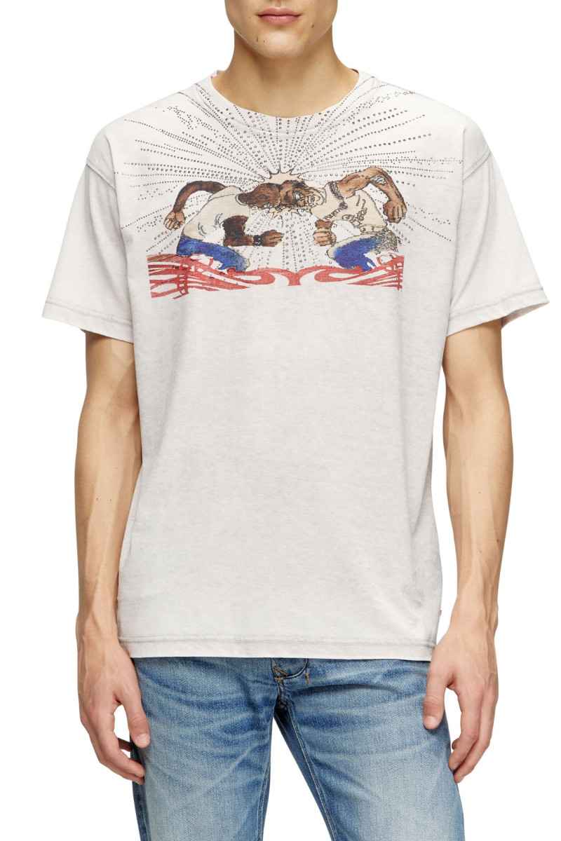 Póló Diesel T-Norm-T15 T-Shirt Grey