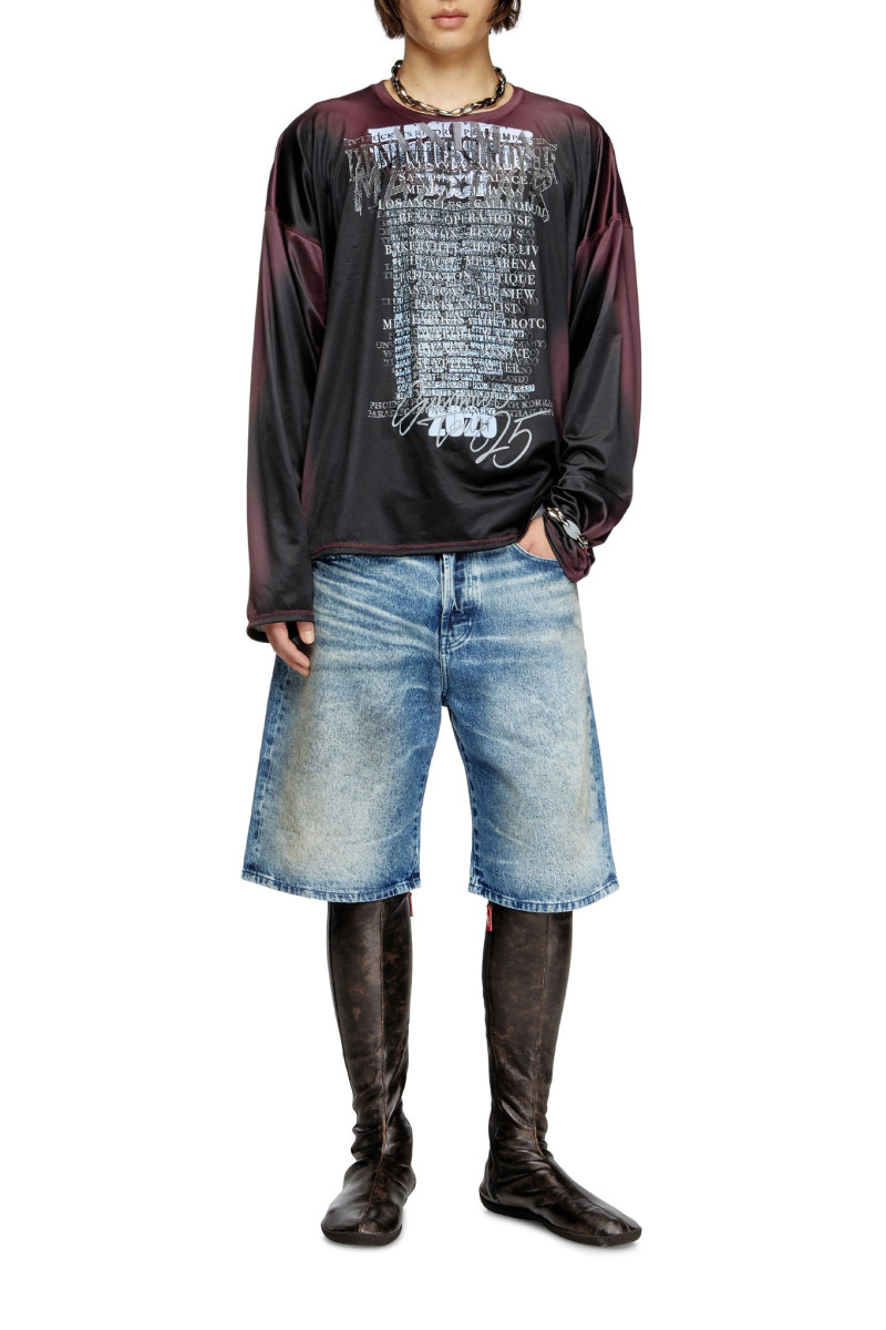 Šortky diesel d-rixford-s shorts blue