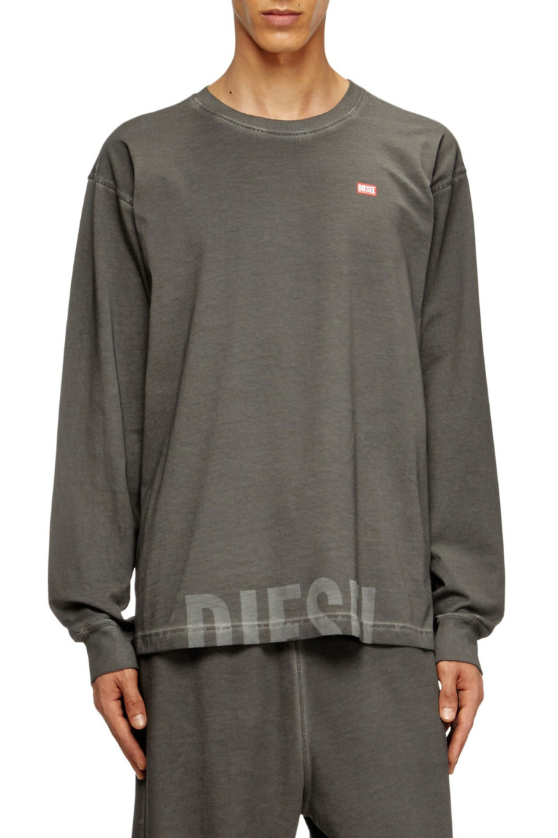 Tričko Diesel T-Norm-Ls-T7 T-Shirt Black