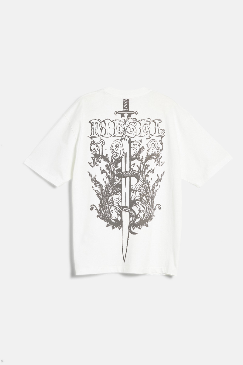 Tričko Diesel T-Boggy-T1 T-Shirt White