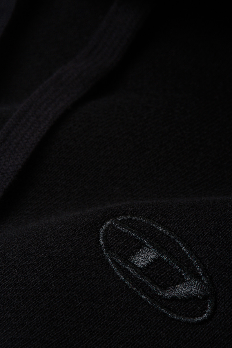 Mikina Diesel S-Macs-Hood-T1 Sweat-Shirt Black