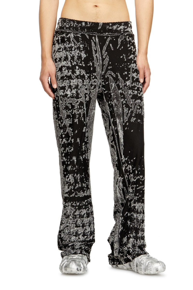 Nohavice Diesel P-Corr Trousers Black