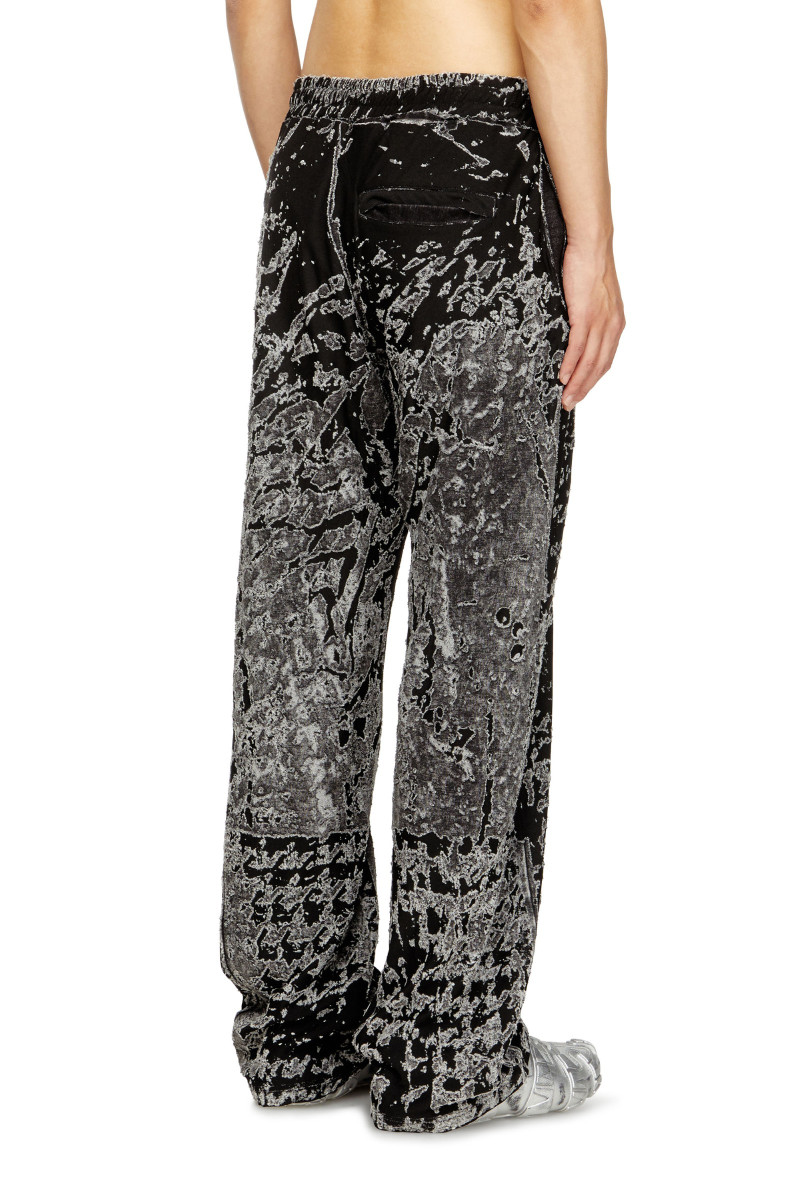 Nohavice Diesel P-Corr Trousers Black