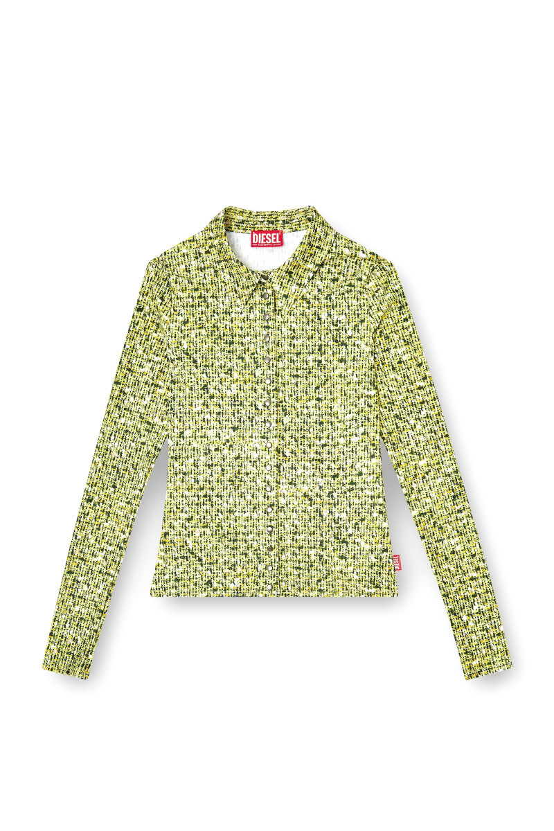 Košeľa Diesel C-Elaz-Bc Shirt Green