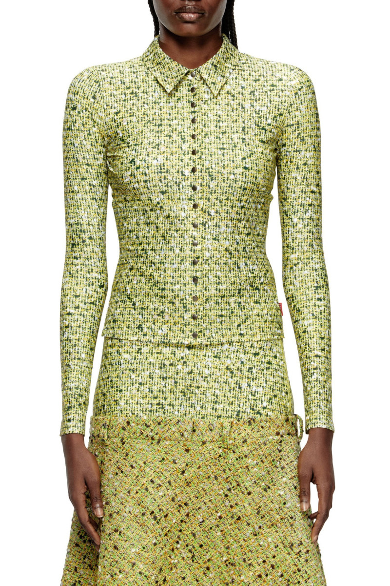 Košeľa Diesel C-Elaz-Bc Shirt Green