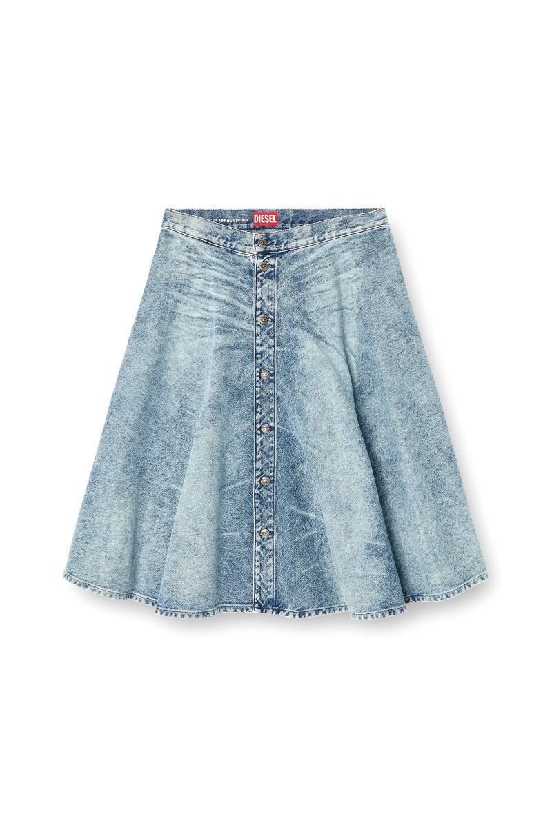 Sukňa Diesel De-Annet-B-Fsh Skirt Blue