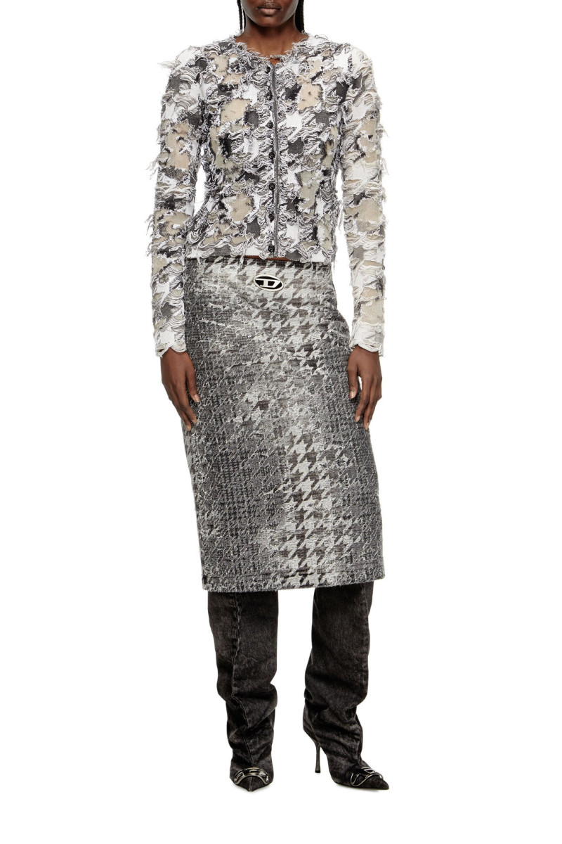 Sveter Diesel M-Sibylla Knitwear Grey
