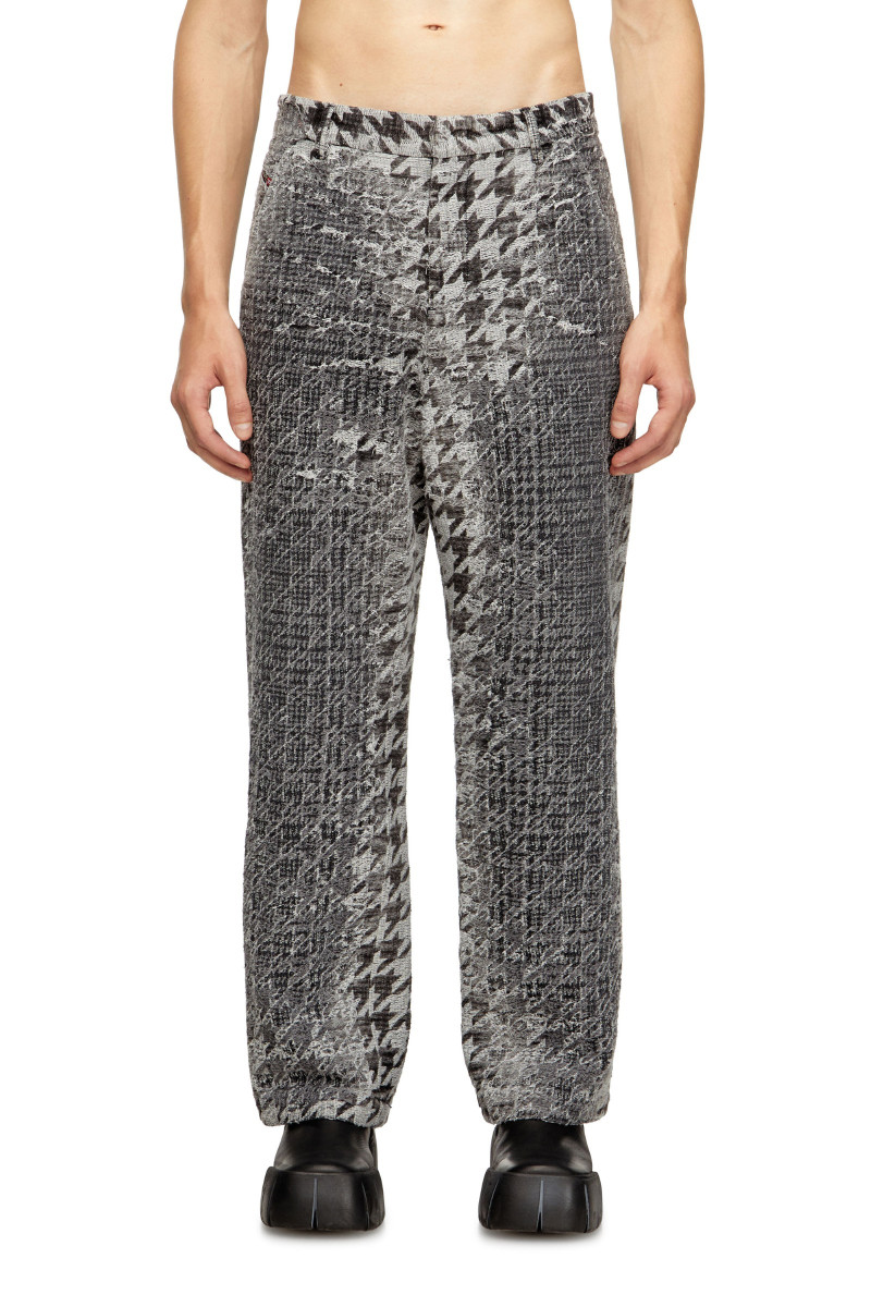 Džínsy Diesel D-Eber-Fsh4 Trousers Black