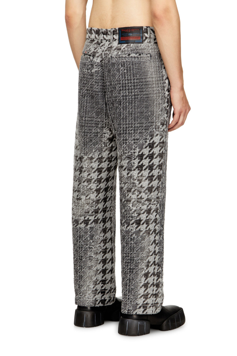 Džínsy Diesel D-Eber-Fsh4 Trousers Black