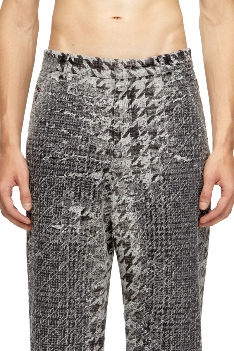 Džínsy Diesel D-Eber-Fsh4 Trousers Black