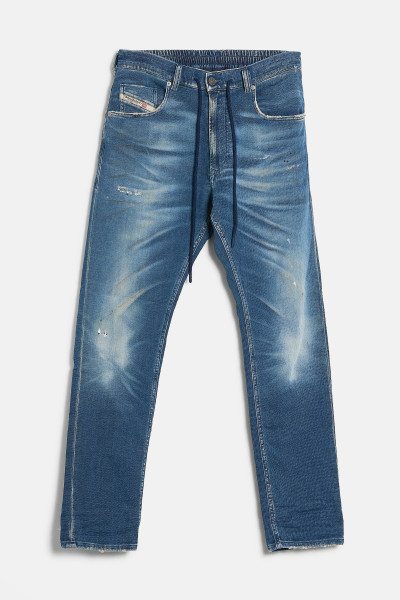 DŽÍNSY DIESEL 2032 D-KROOLEY-B JOGG SWEAT JEANS - Fotografia č. 1