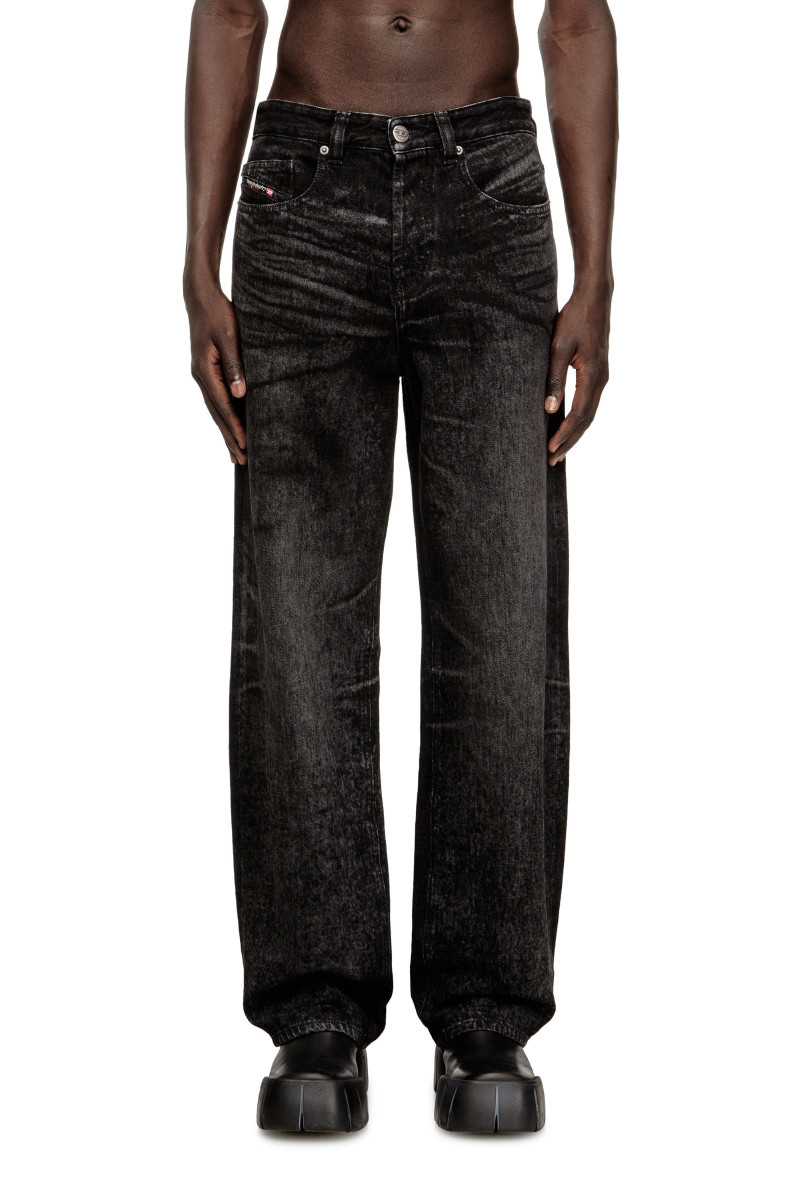 Levně Džíny diesel 2001 d-macro-fsh trousers black