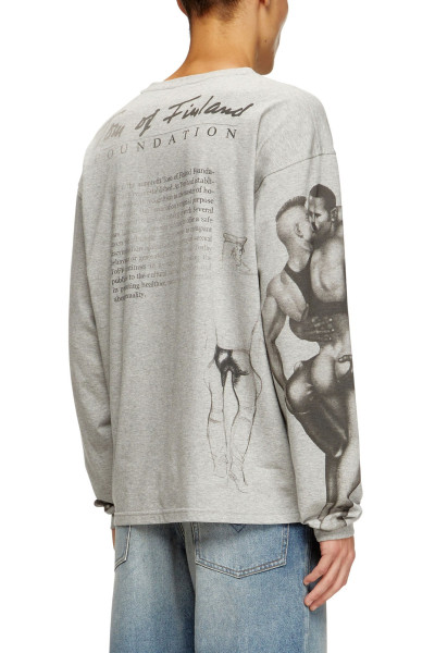 TRIČKO DIESEL PR-T-BOXT-LS-TOM25 T-SHIRT - Fotografia č. 5