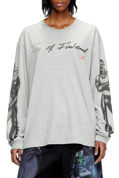 TRIČKO DIESEL PR-T-BOXT-LS-TOM25 T-SHIRT - Fotografia č. 1